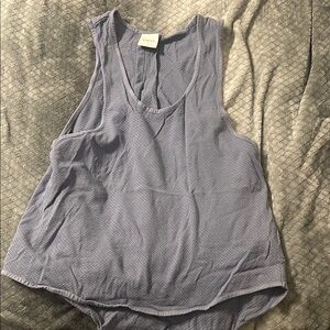 Varley Gray Relaxed Tank Top